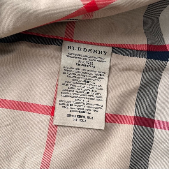 Authentic Classic Burberry Harbourne Trench Coat Sz 4 - Picture 5 of 12